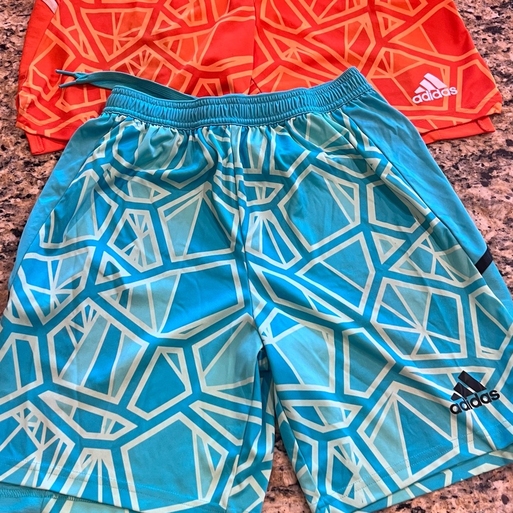 Adidas GK shorts youth XL. 2 Pair